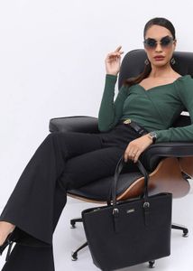 Dark Green Top