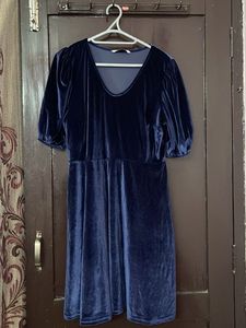 V Neck Mini Dress