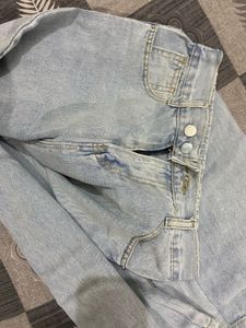 Light Wash Wide Leg Jeans