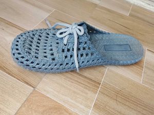 Unique Woven Slip-On Sandals