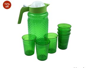 Unbreakable Plastic Drinking Water Jug & Glass