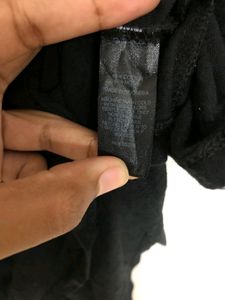 Express Black Short Sleeve Top