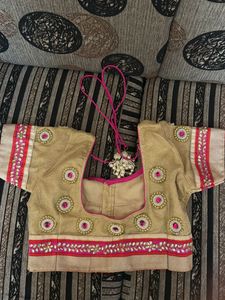 Bridal Cream Orange Lehnga