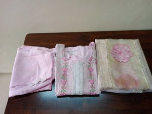 Pakistani Pink Suit Set
