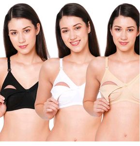 Comfortable Nursing Bras - 3 Pack