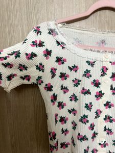 Floral Korean Top
