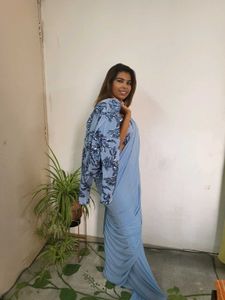 One Minute Saree With Jacket
