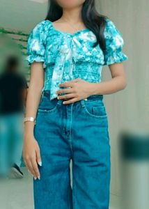 Blue Bubble Top