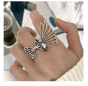 New Butterfly Rings . Both