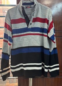 Striped Knit Sweater