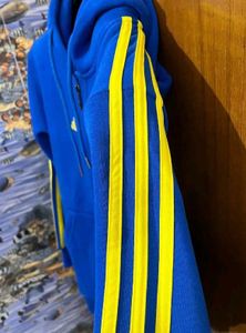 ADIDAS REAL MADRID BLUE ZIPPER HOODIE M (40)