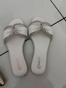 White Casual Sandals