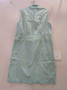 Charming Sleeveless Long Shirt Dress