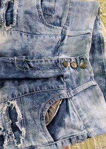 Distressed Denim Jeans