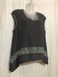 Black Printed Sleeveless Top