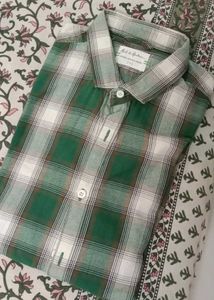 Checked Green Shirt