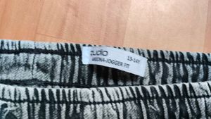 Acid Wash Denim Joggers