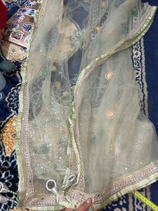 Olive Light Green Heavy Lehenga