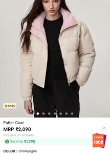 Dudads Corduroy Puffer Jacket