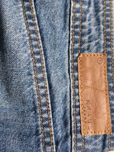 Kraus Mom Fit High Rise Blue Jeans