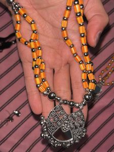 Necklace &amp; Earring Set With Mang Tika