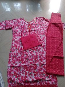 Elegant Kurta Set, With Patiyala Salwer