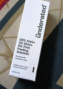 Underated Peeling solution