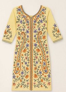 Embroidered Floral Kurti
