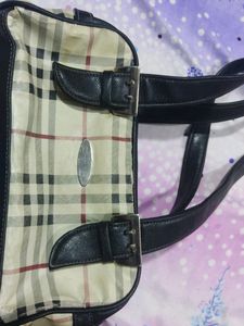 Checked Purse