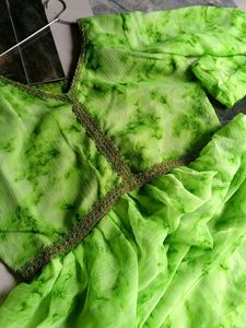 Green Stitched Sample Designer Suit