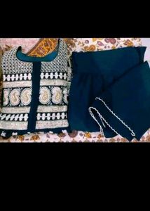 Elegant Embroidered Sharara Set