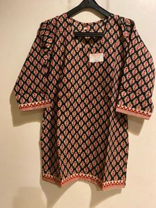 Printed Tunic Top