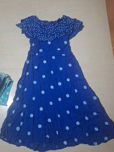Blue Polka Dot Sundress