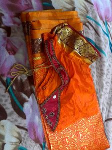Kanchi Pattu Saree With Blouse