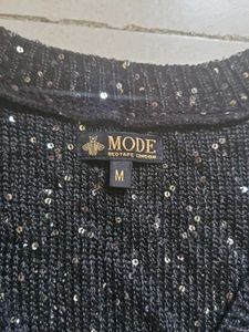 Sparkly Black Cardigan