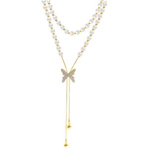 Elegant Pearl Butterfly Necklace | Maha Rani Jewel