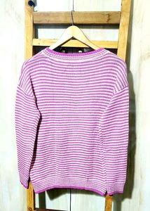 Magenta Colour Pullover Size-40