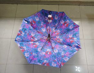 New Unused Printed Two Fold Automatic Umbrella