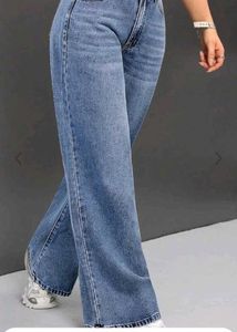 Wide Leg Jeans - Classic Denim