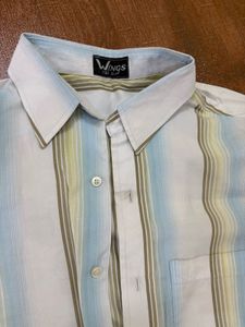 Striped Short Sleeve Casual Shirt for men’s
