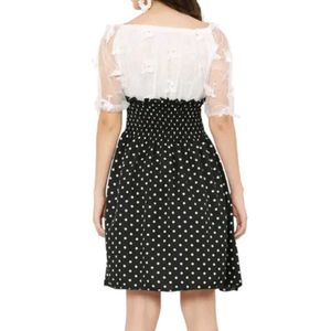 Polka Dot Fit &amp; Flare Dress