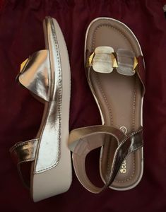 Gold Accent Sandals