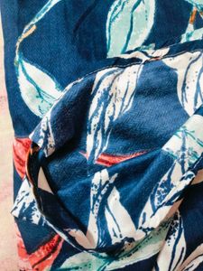Navy Blue Colour Single Bed Sheet