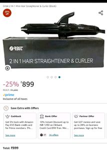 Orbit Hair Straightener And Curler For Sale