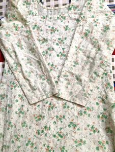 Floral Kurta Long Sleeve
