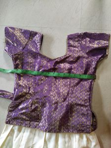 South Indian Style Skirt And Blouse, Formal Use