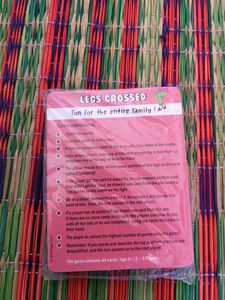 Legs Crossed Game Card