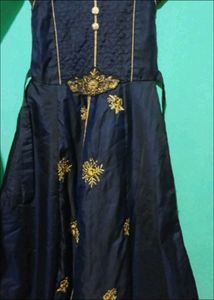 Beautiful Navy Blue Colour Gown
