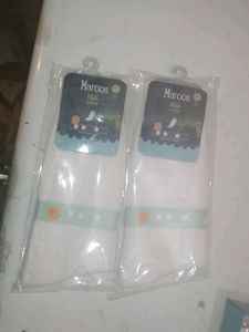 Kids School White Socks 2 Pair Of Socks (Upto 11-12 Years Of Age)