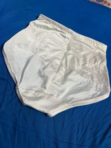 Vintage White High-Waisted Briefs